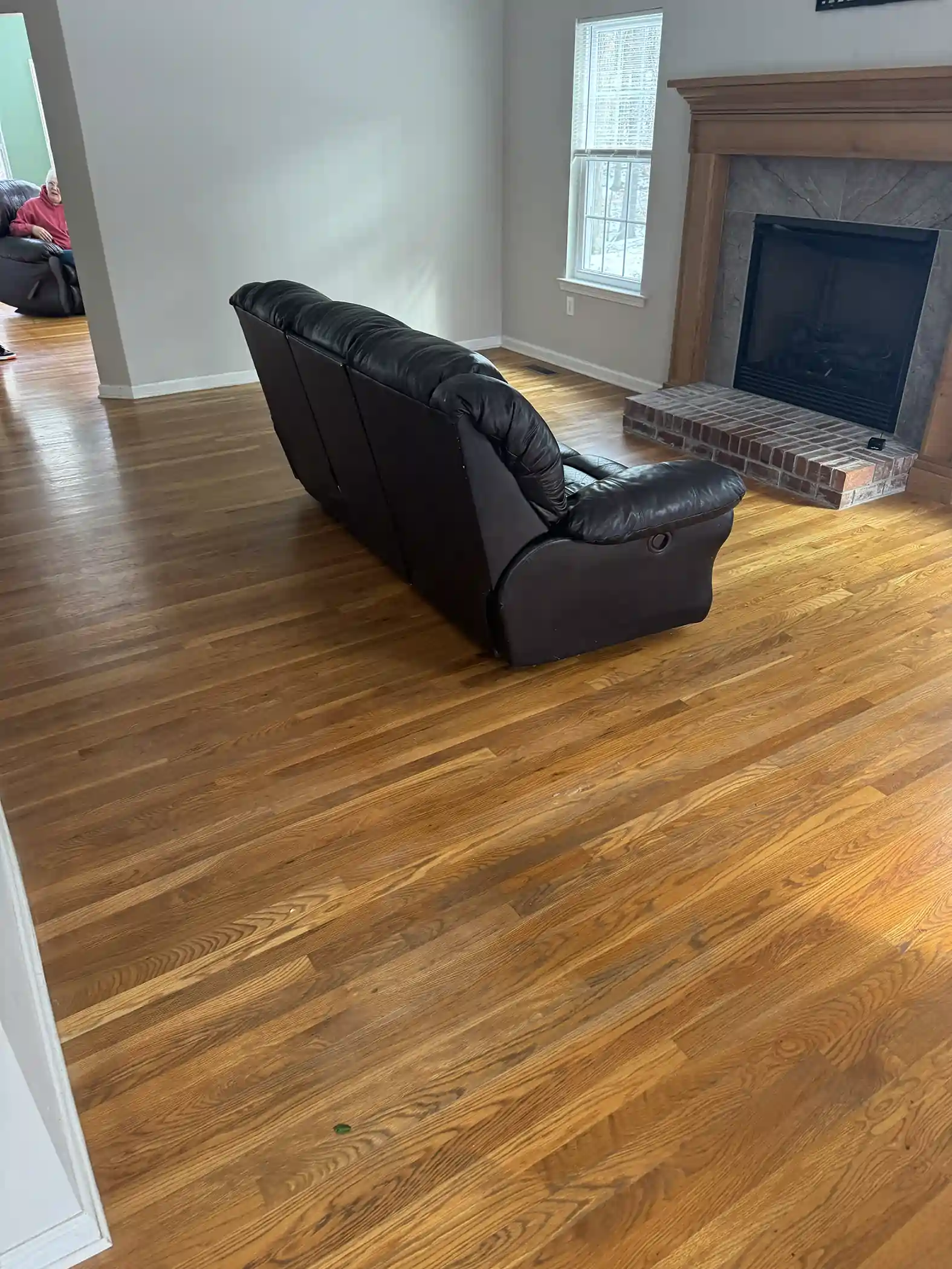 Hardwood refinish
