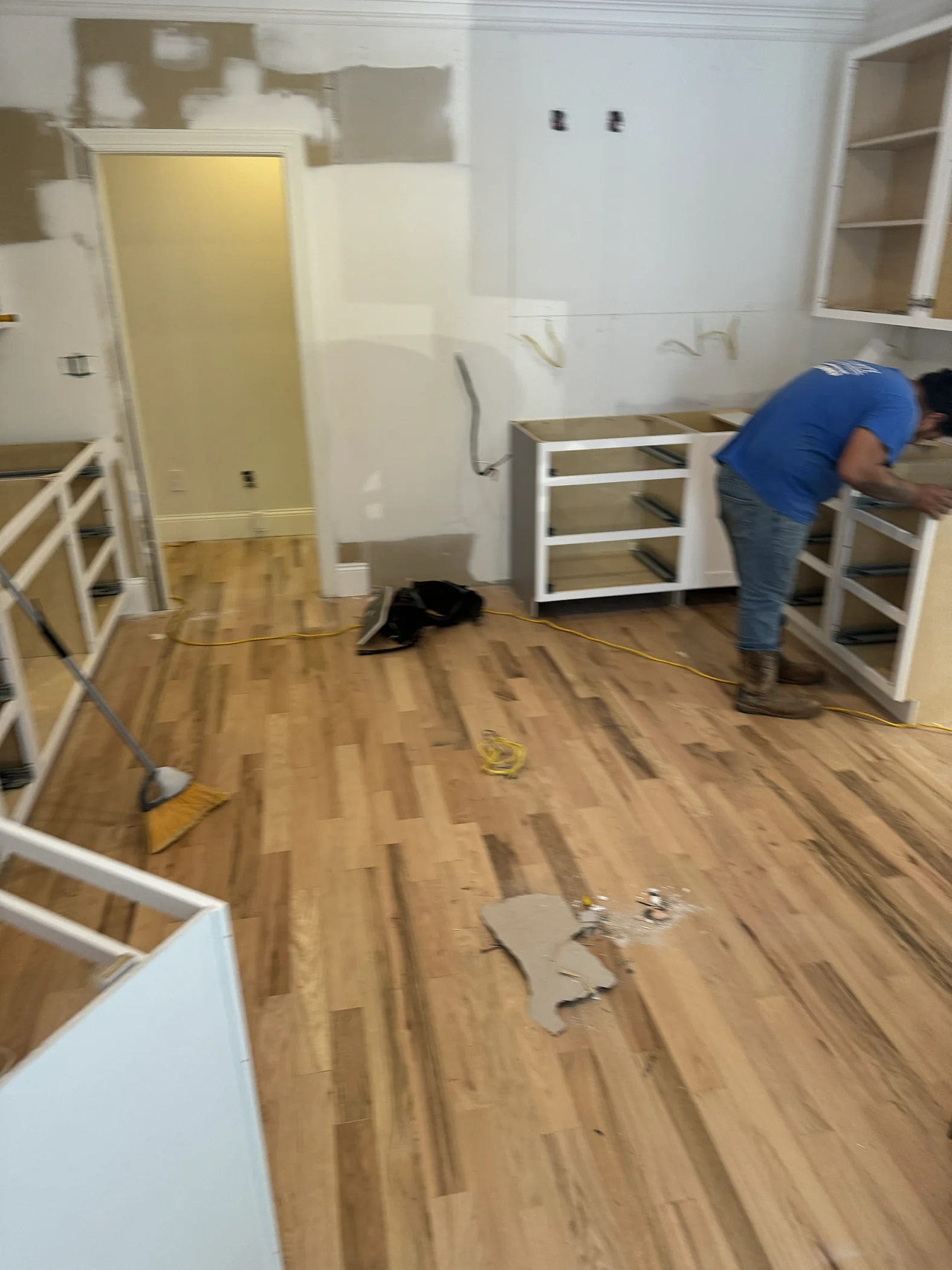 Hardwood refinish