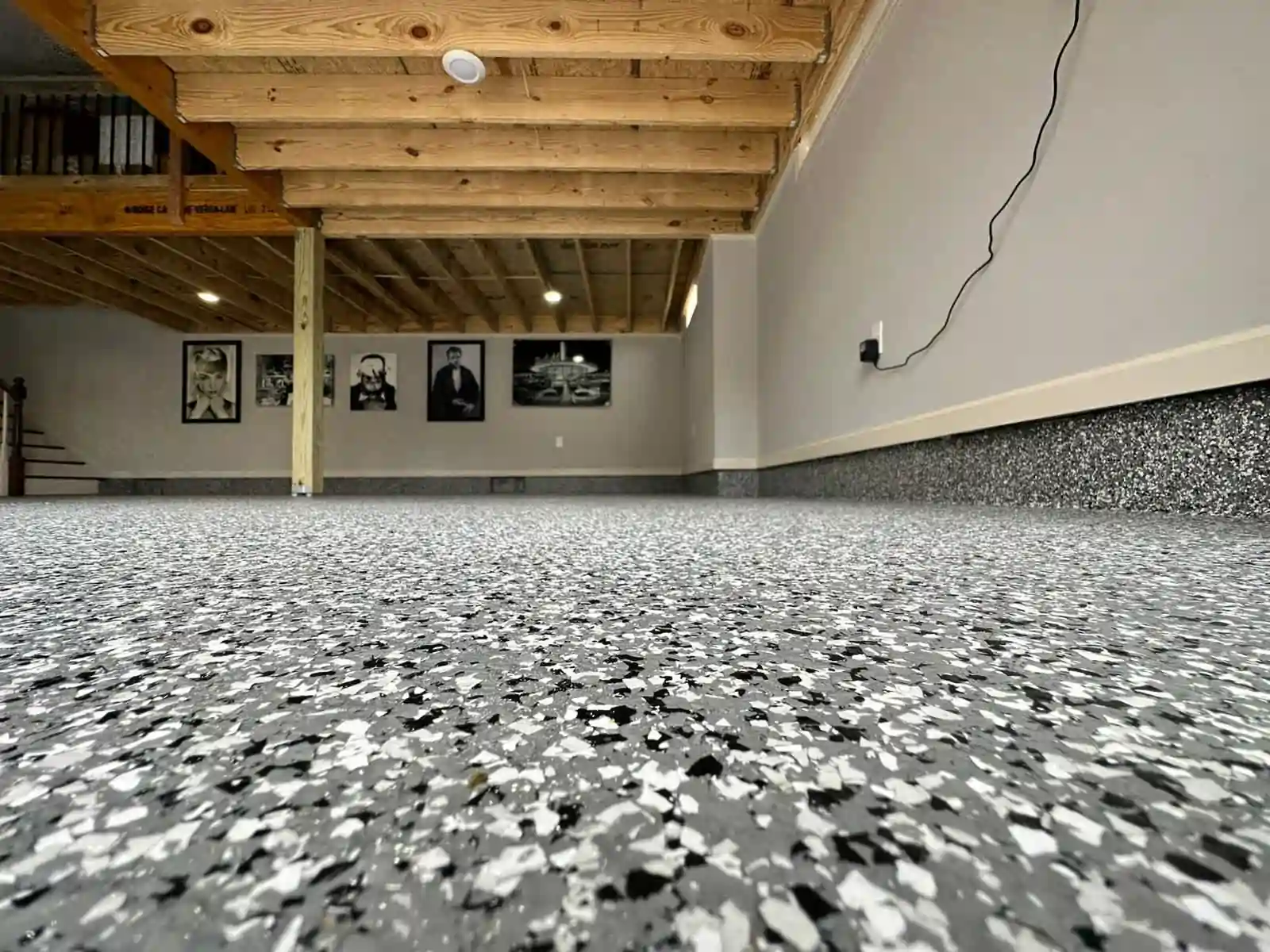 epoxy flooring in basement