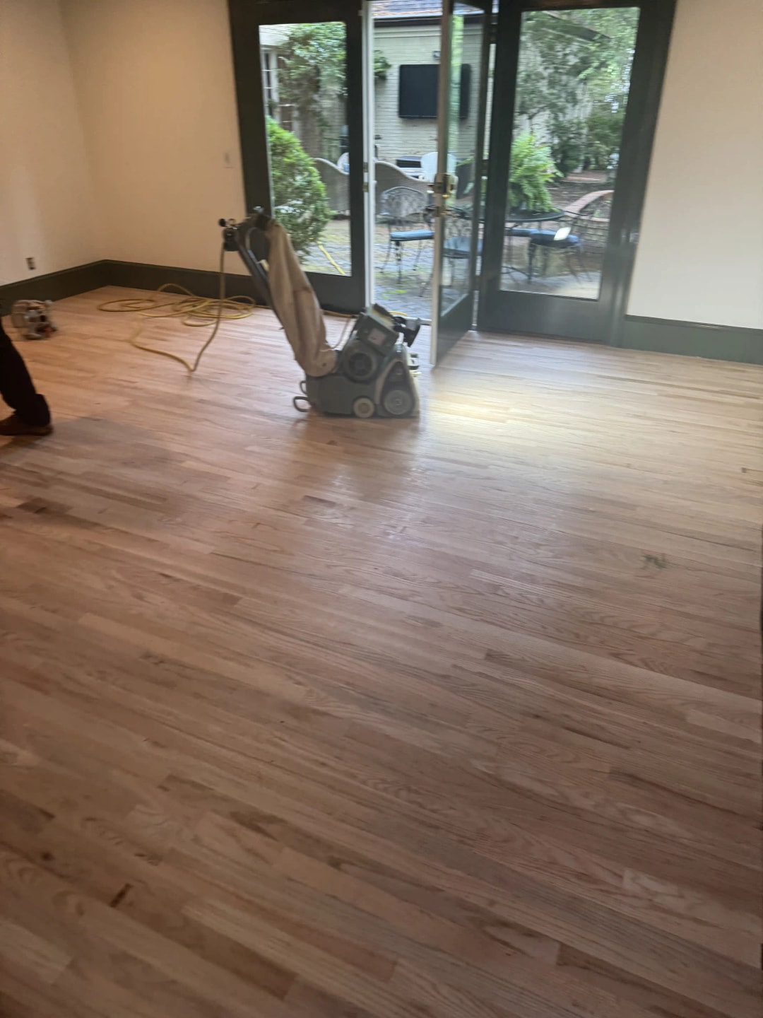 Hardwood install in bedroom