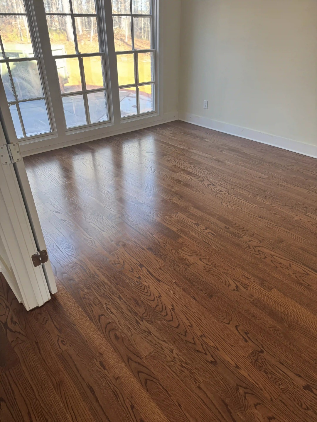 Hardwood install in home office
